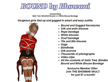 Tablet Screenshot of boundbybhowani.com